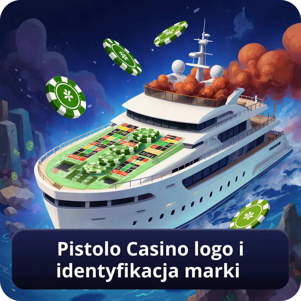 Pistolo Casino logo i identyfikacja marki