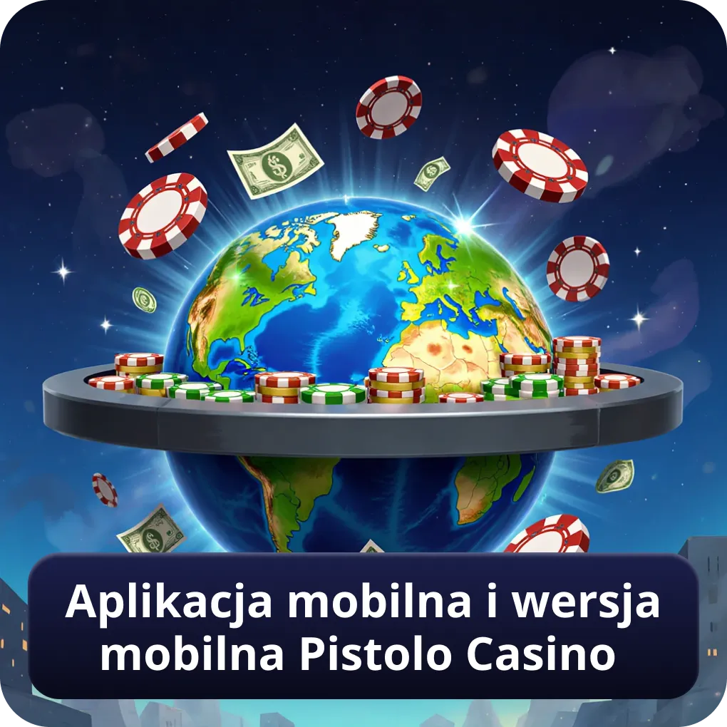 Aplikacja mobilna i wersja mobilna Pistolo Casino