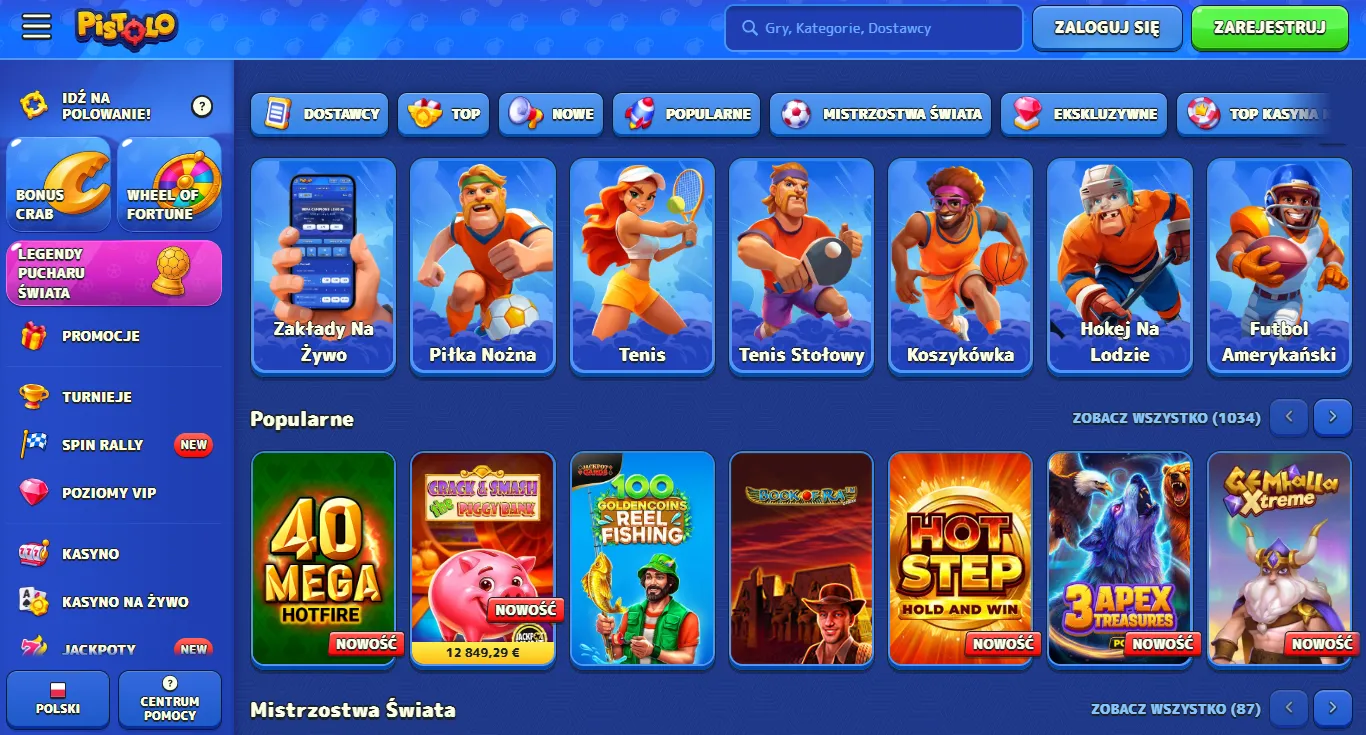 Pistolo Casino opinie – ocena i recenzja kasyna online