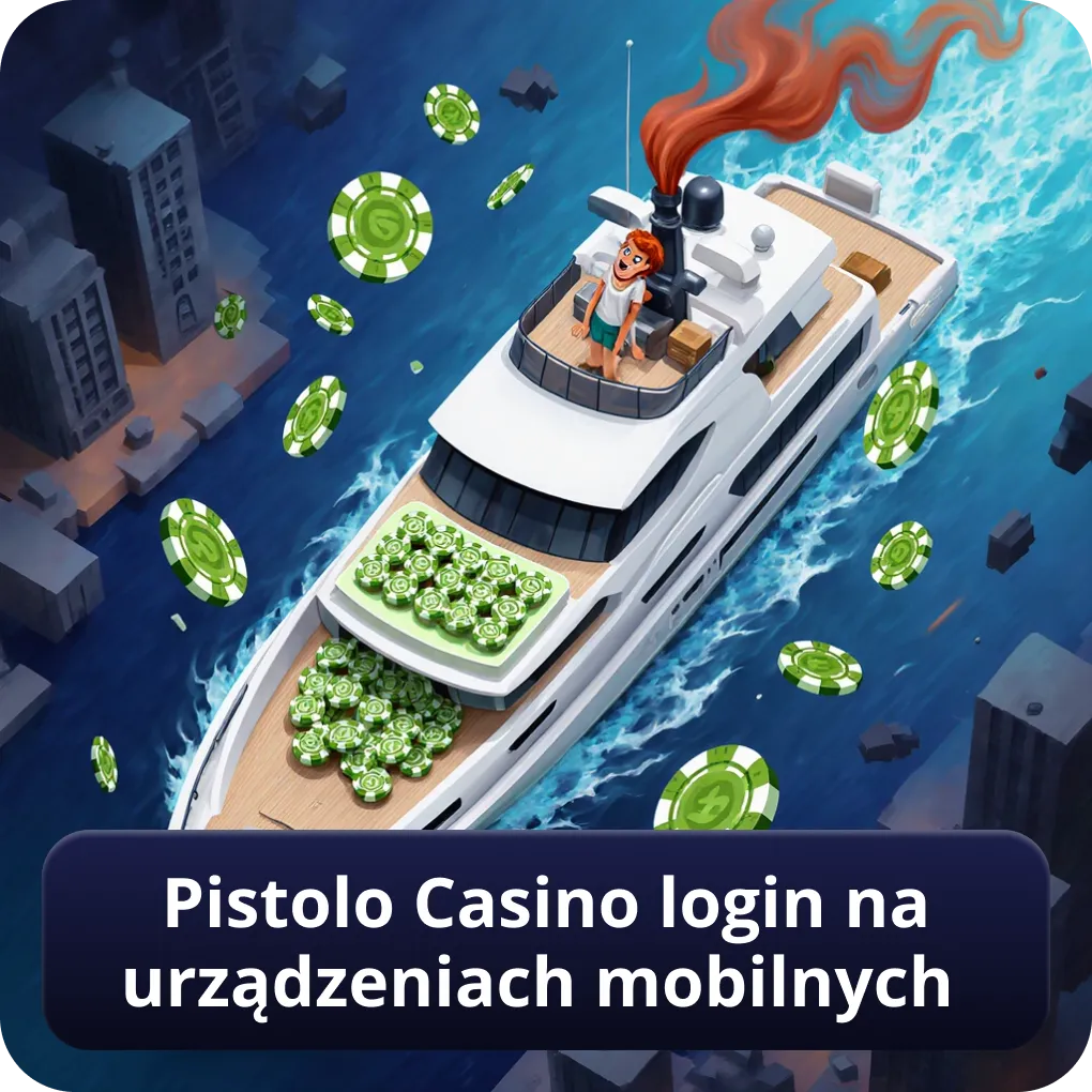 Pistolo Casino login na urządzeniach mobilnych